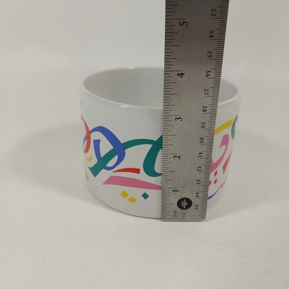 Vtg FTD Ribbons & Confetti Planter Vase Bowl 3